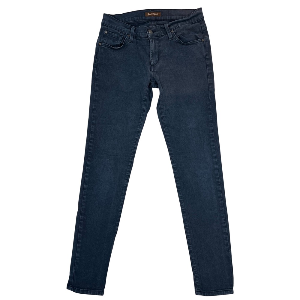 James Jeans Twiggy Skinny‎ Jeans 29 Marine Dark Wash Low-Rise Y2K Stretch USA